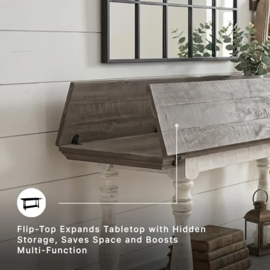 1-Piece Farmhouse Sofa Table view 5