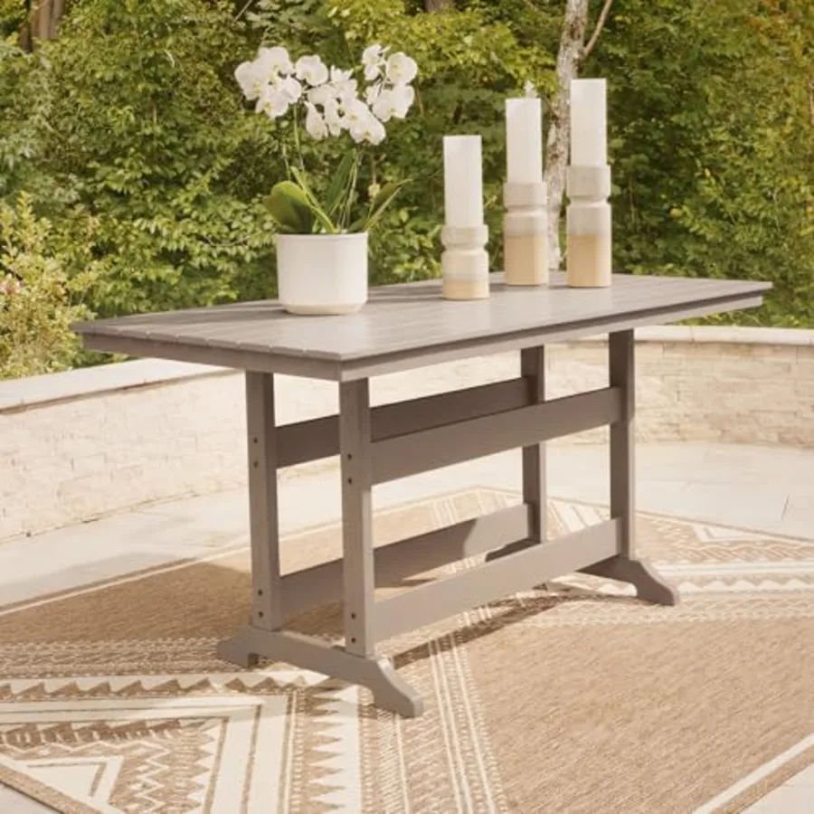 1-Piece Outdoor Counter Height Dining Table view 2