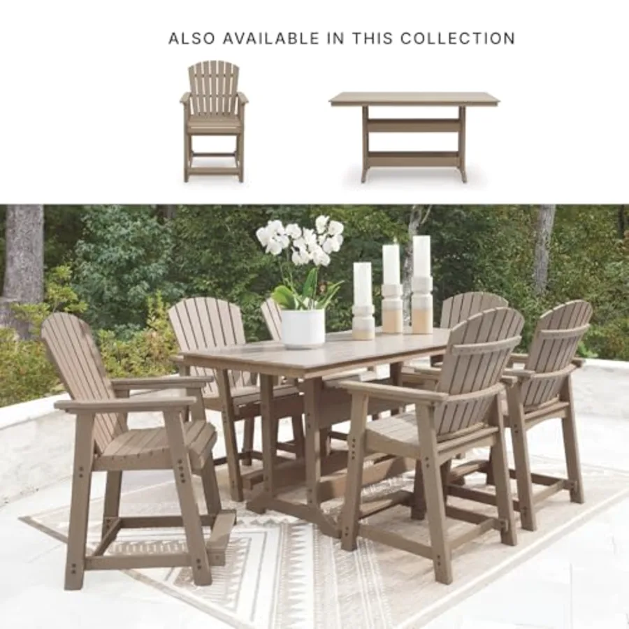 1-Piece Outdoor Counter Height Dining Table view 5