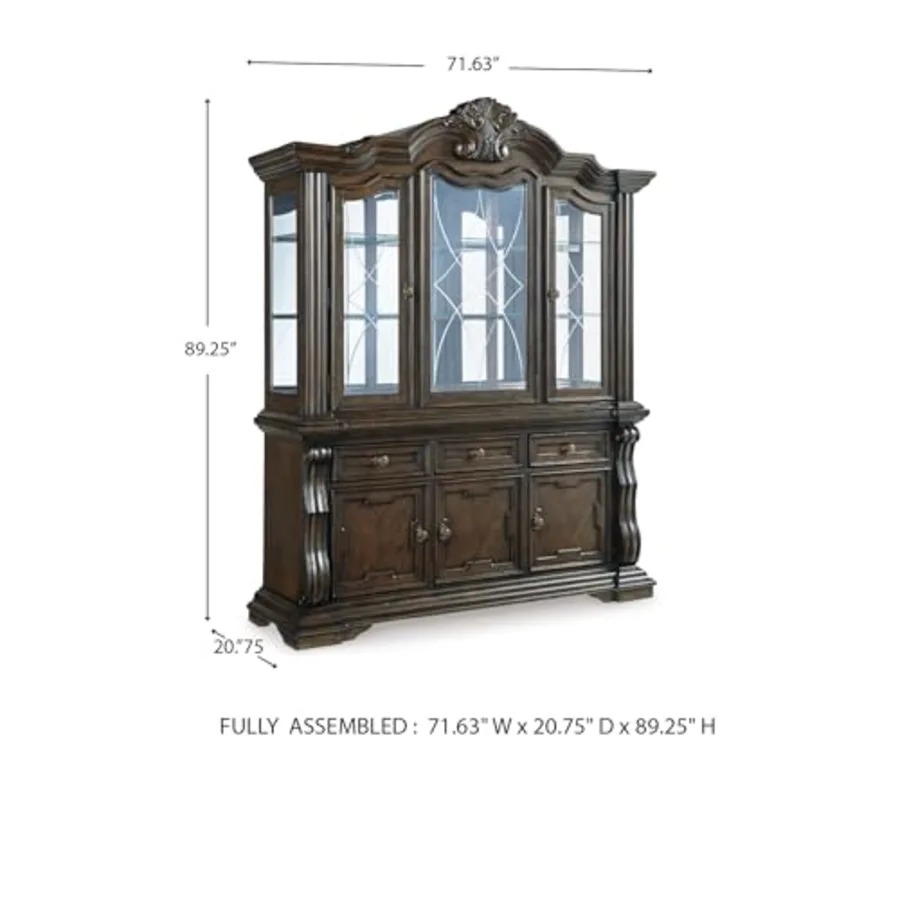 2-Piece Dining Buffet and Hutch view 3