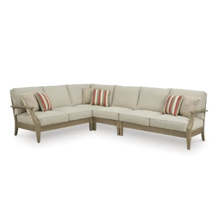 4-Piece L-Shape Outdoor Sectional