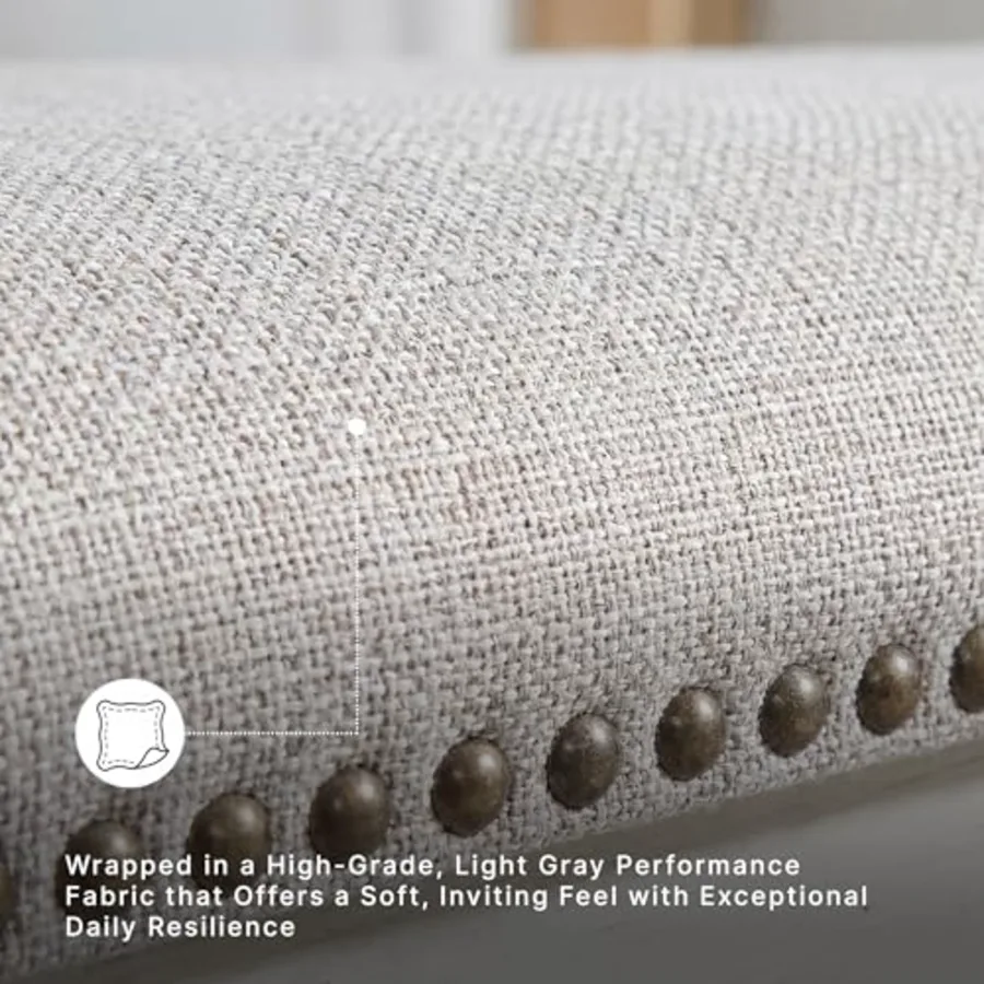 48" Upholstered Dining Bench view 5