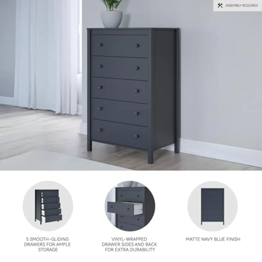 5-Drawer Chest of Drawers view 4