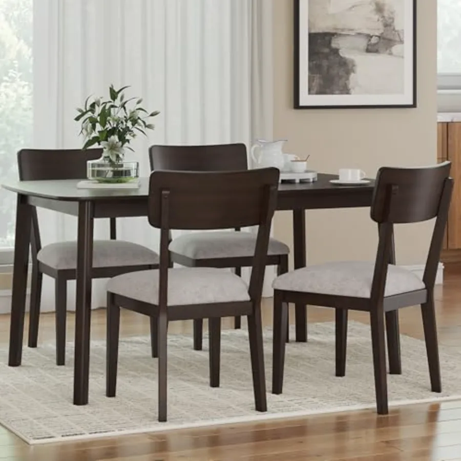 5-Piece Mid-Century Modern Dining Set view 2