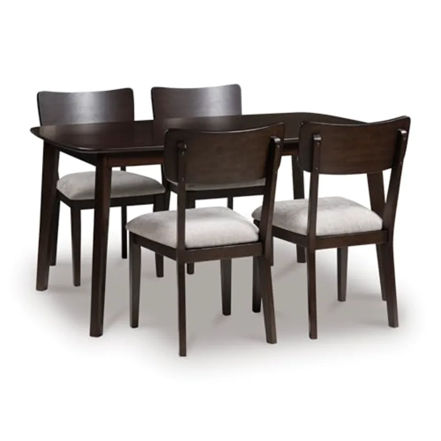 5-Piece Mid-Century Modern Dining Set