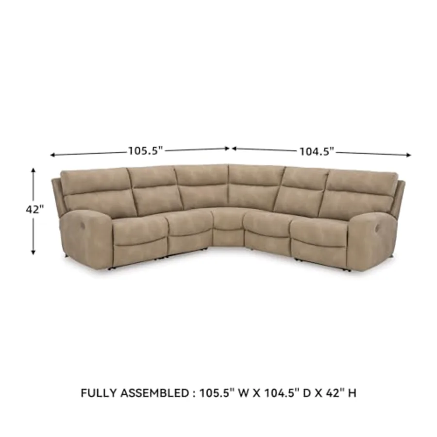 5-Piece Modular Power Reclining Sectional view 3