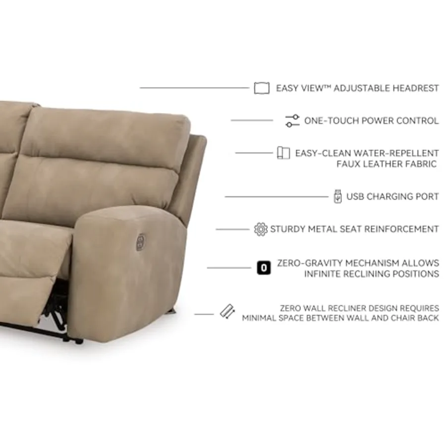 5-Piece Modular Power Reclining Sectional view 4