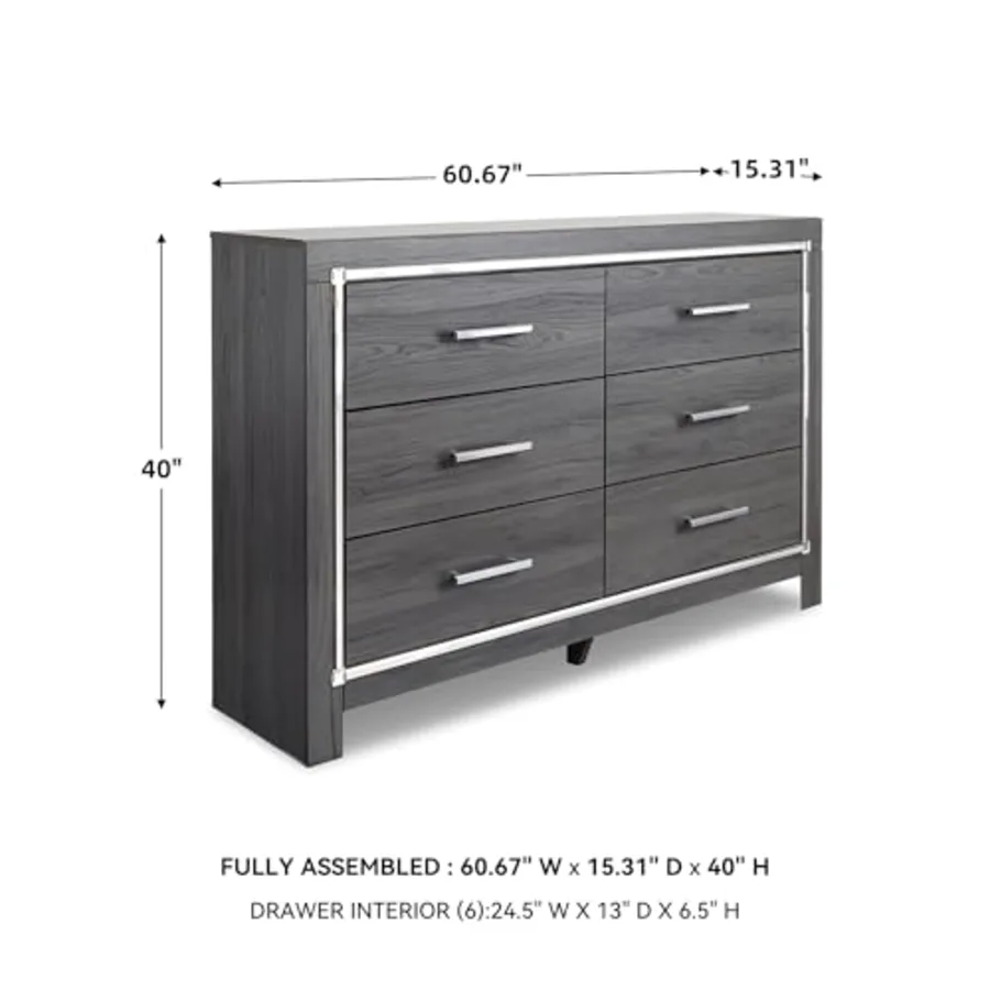 6 Drawer Dresser view 3