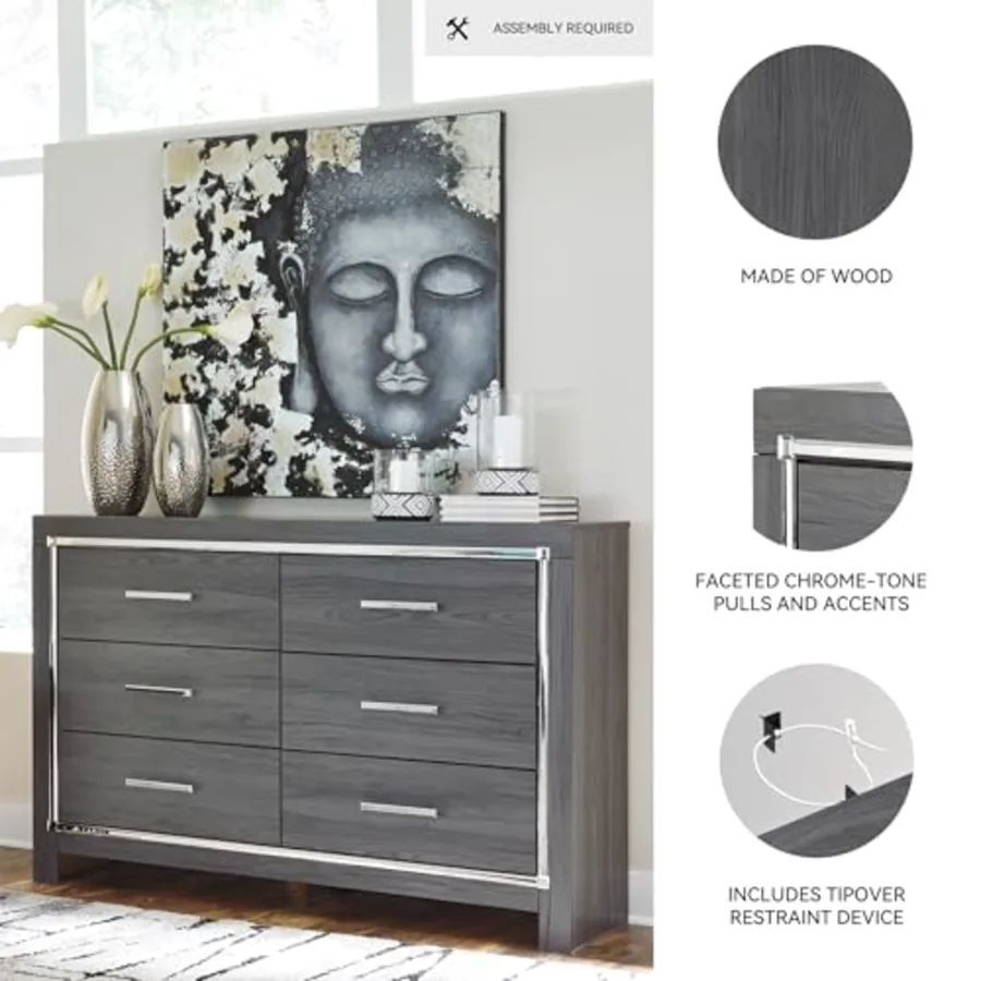6 Drawer Dresser view 4
