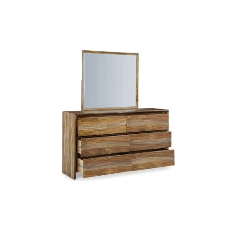 6 Drawer Dresser and Mirror view 3