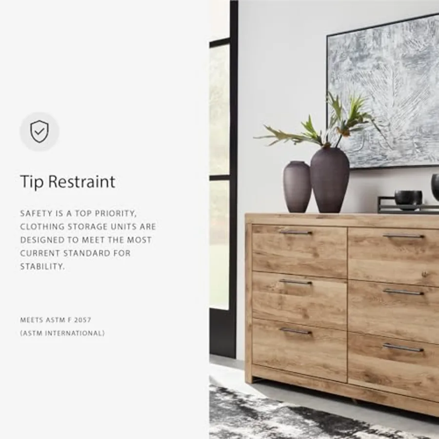 6 Drawer Dresser for Bedroom view 5