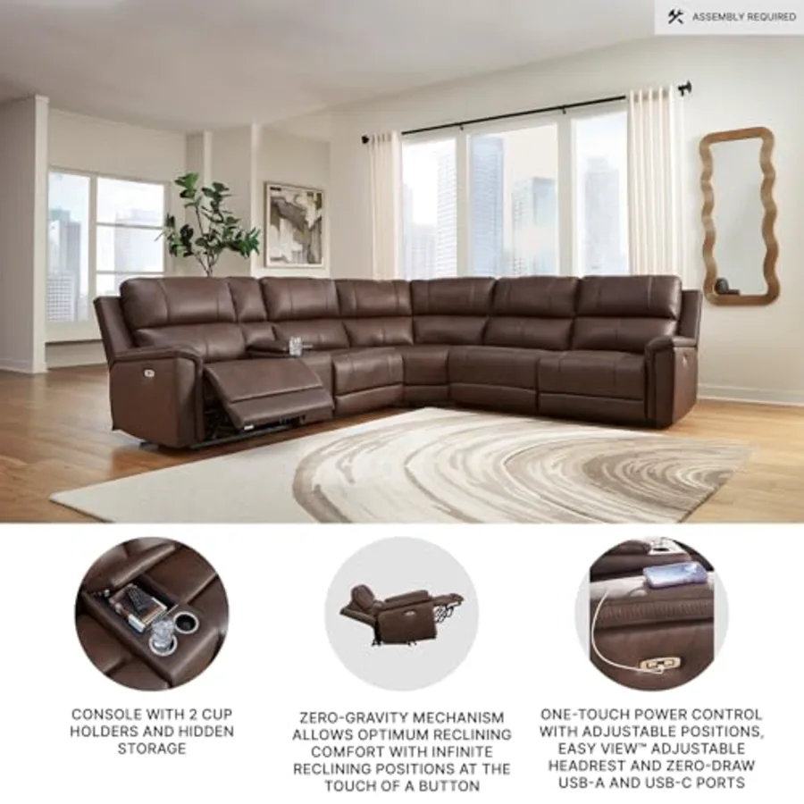 6-Piece Power Reclining Sectional view 4