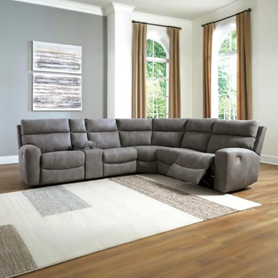 6-Piece Power Reclining Sectional Couch view 2