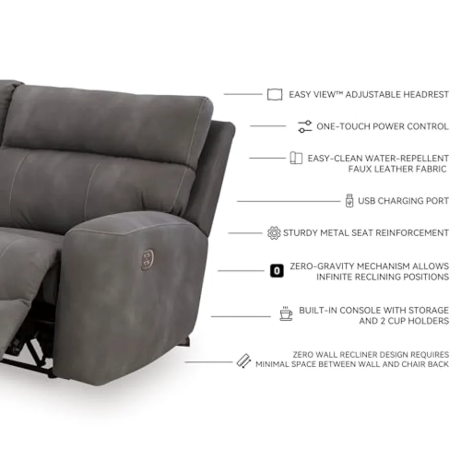 6-Piece Power Reclining Sectional Couch view 4