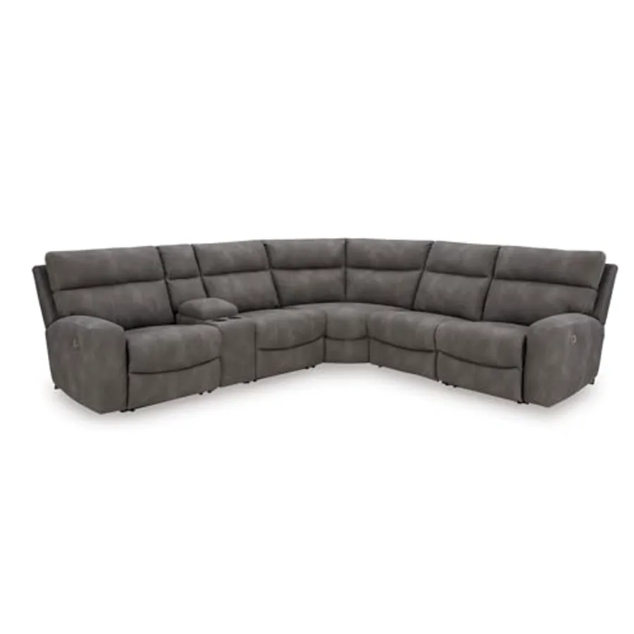 6-Piece Power Reclining Sectional Couch
