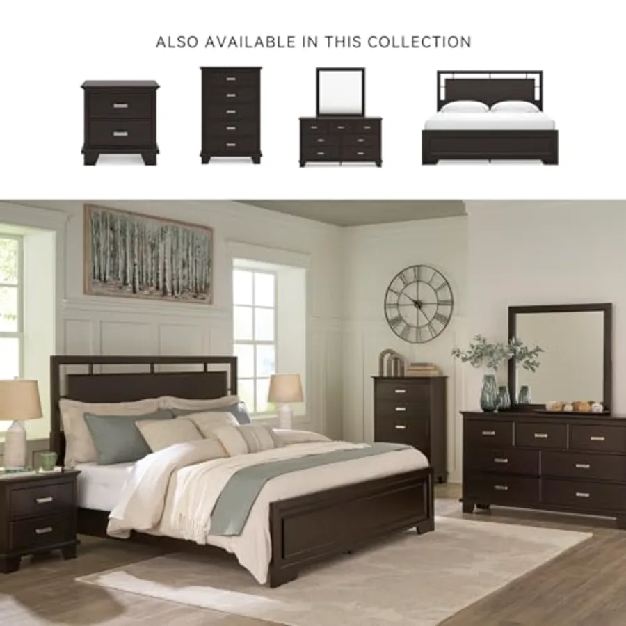 7 Drawer Bedroom Dresser with Mirror view 5