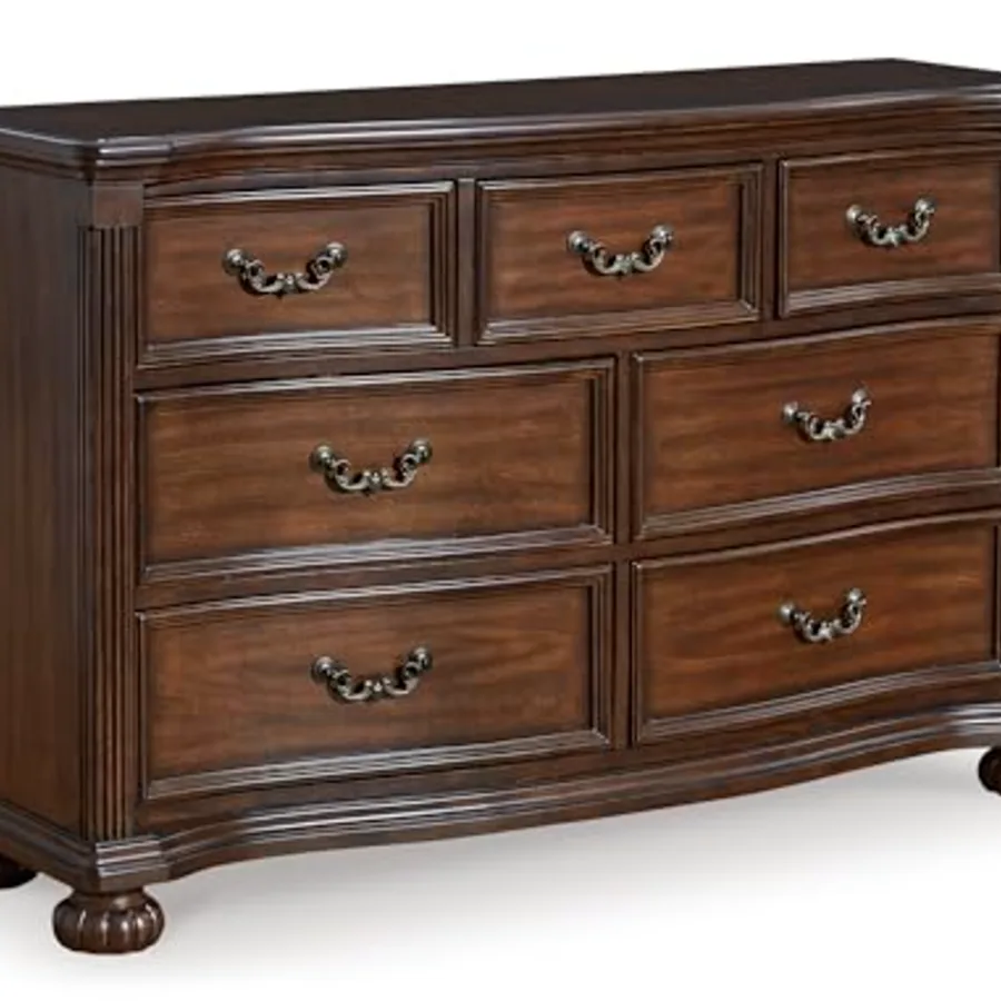 7-Drawer Wood Bedroom Dresser
