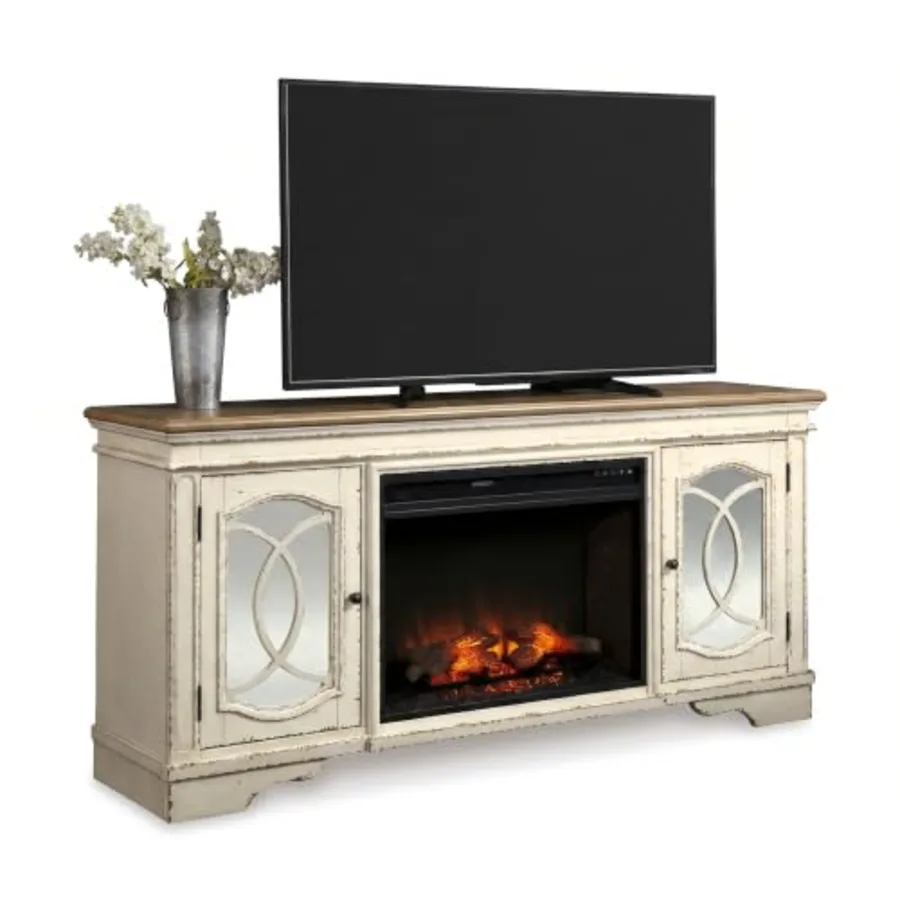 74" Electric Fireplace TV Stand