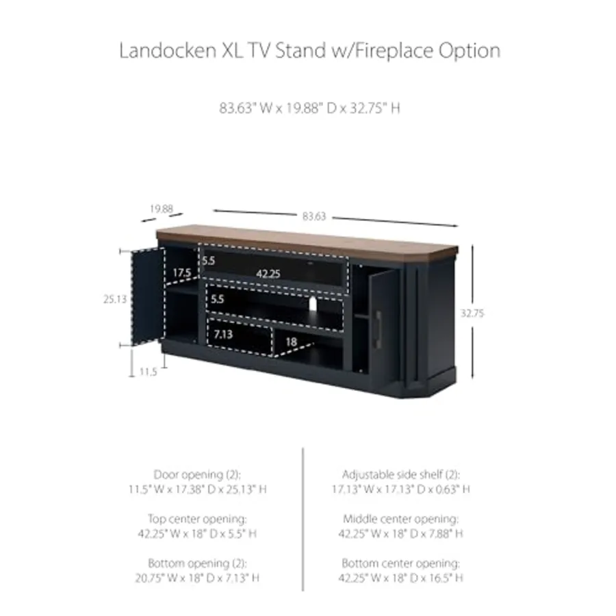 83" TV Stand view 3