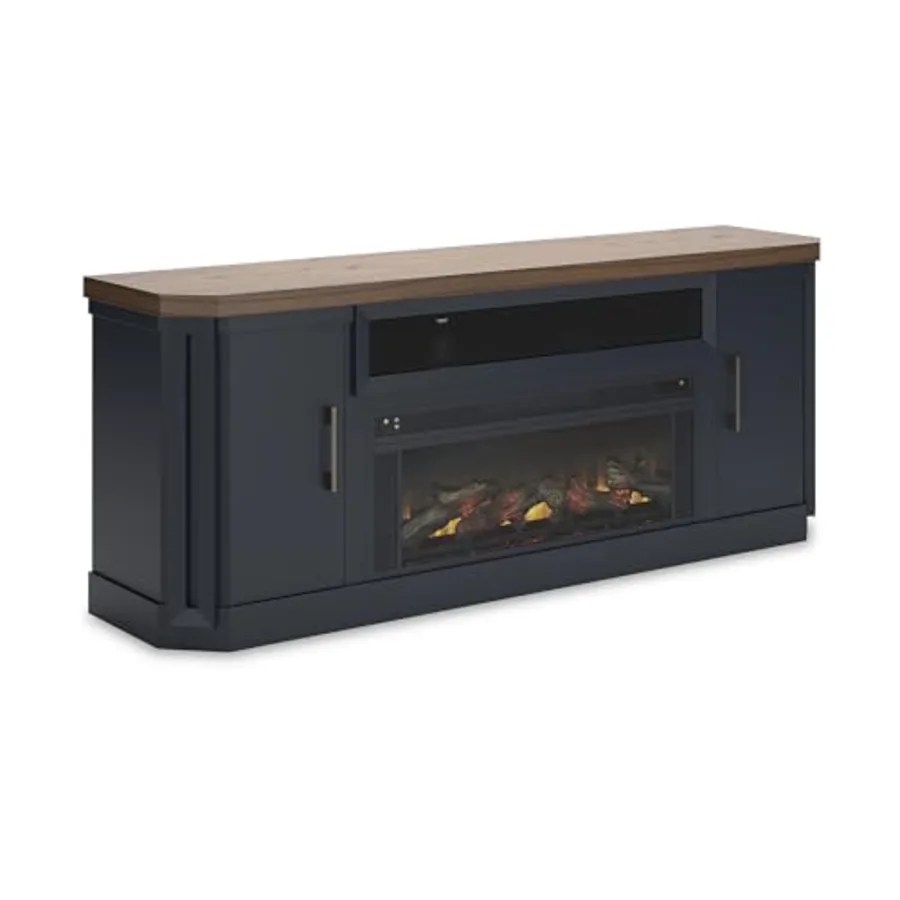 83" TV Stand with Fireplace for TVs up to 95"