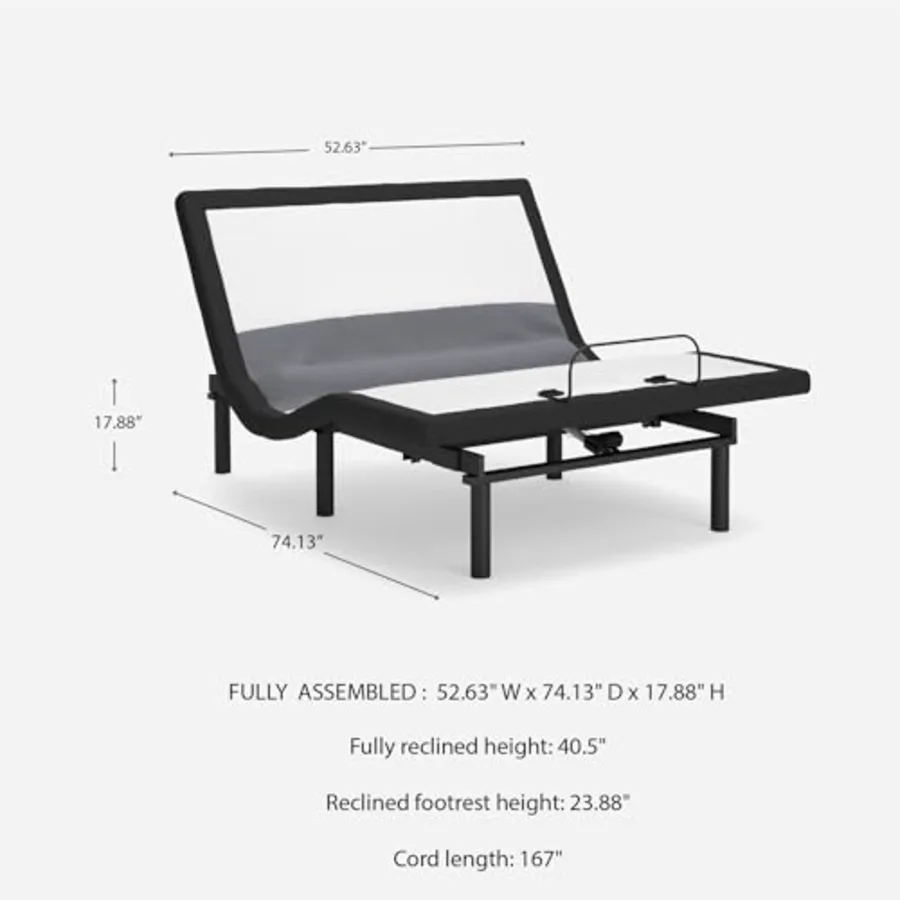 Adjustable Bed Frame Full Size with Audio view 3