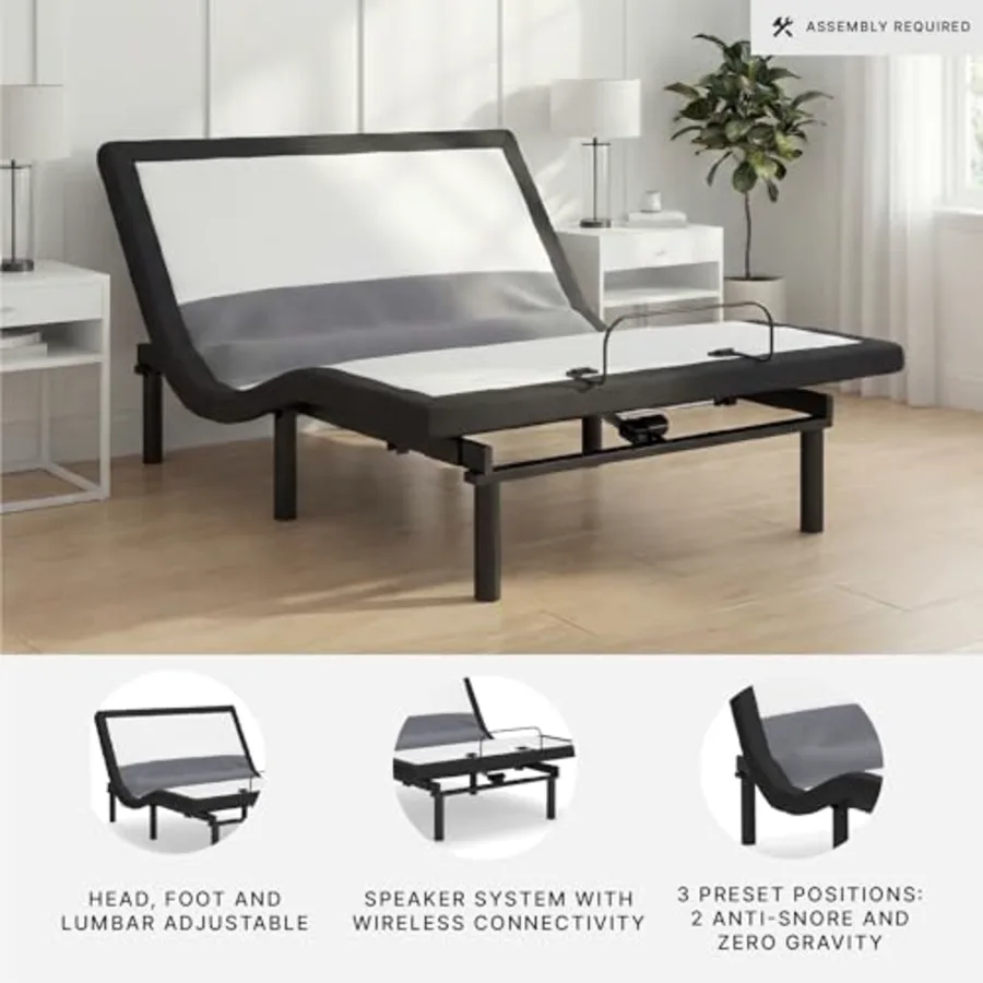 Adjustable Bed Frame Full Size with Audio view 4