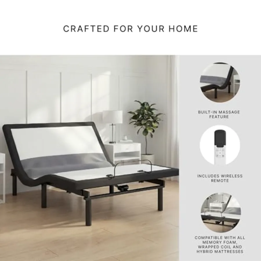 Adjustable Bed Frame Full Size with Audio view 5