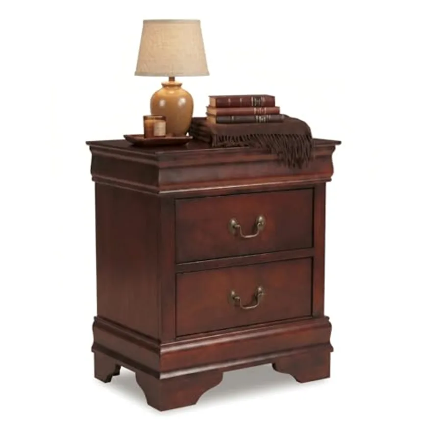 Alisdair Traditional 2 Drawer Nightstand