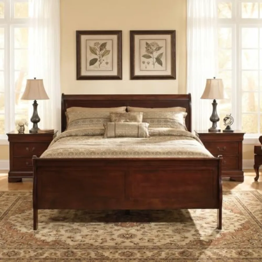 Alisdair Traditional King Sleigh Bed view 2