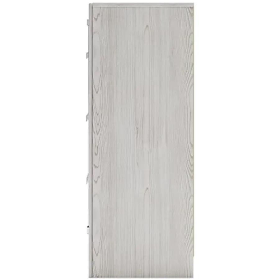 Altyra Modern Glam 6-Drawer White Dresser view 5