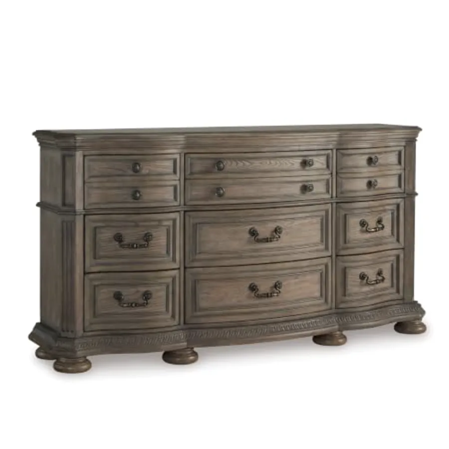 Ardenfield Traditional 74" W 9 Drawer Dresser