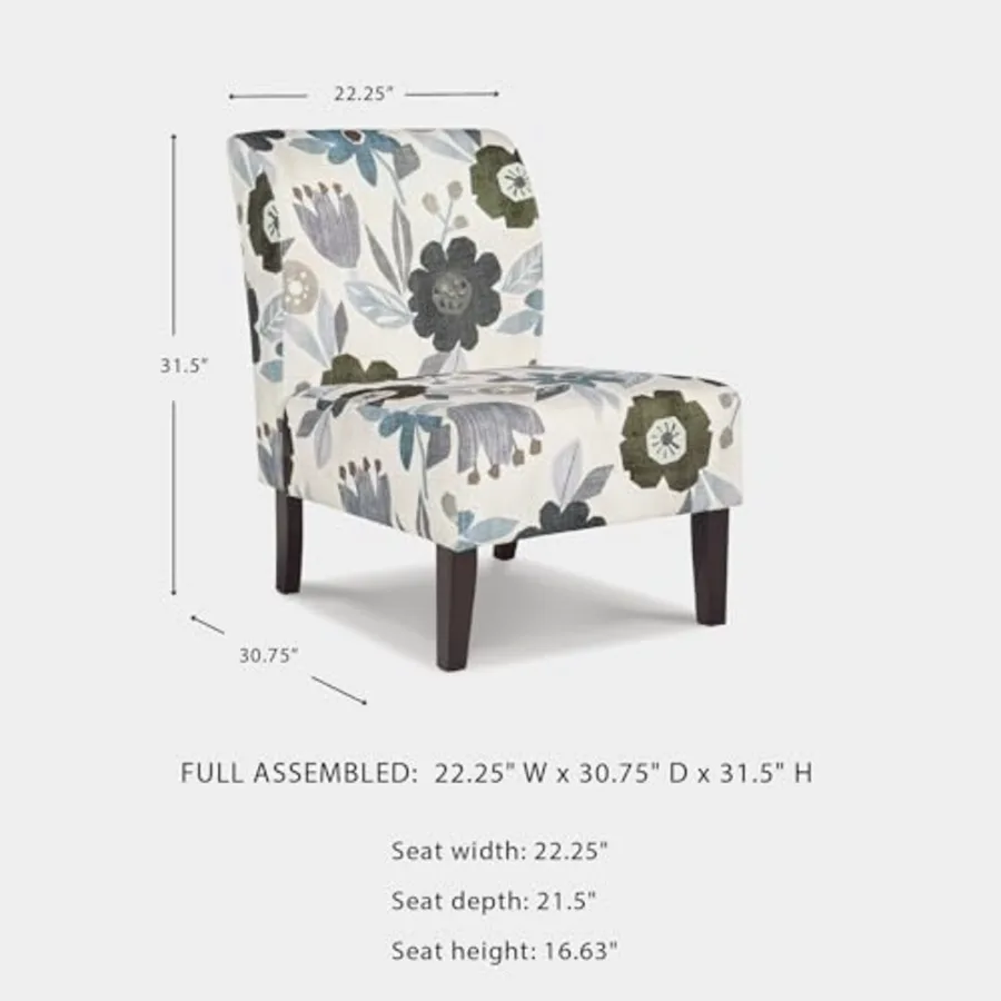 Armless Accent Chair view 3