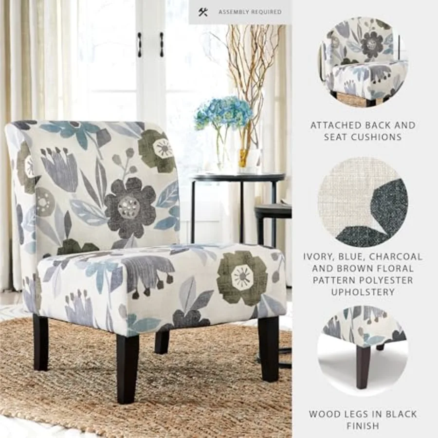 Armless Accent Chair view 4