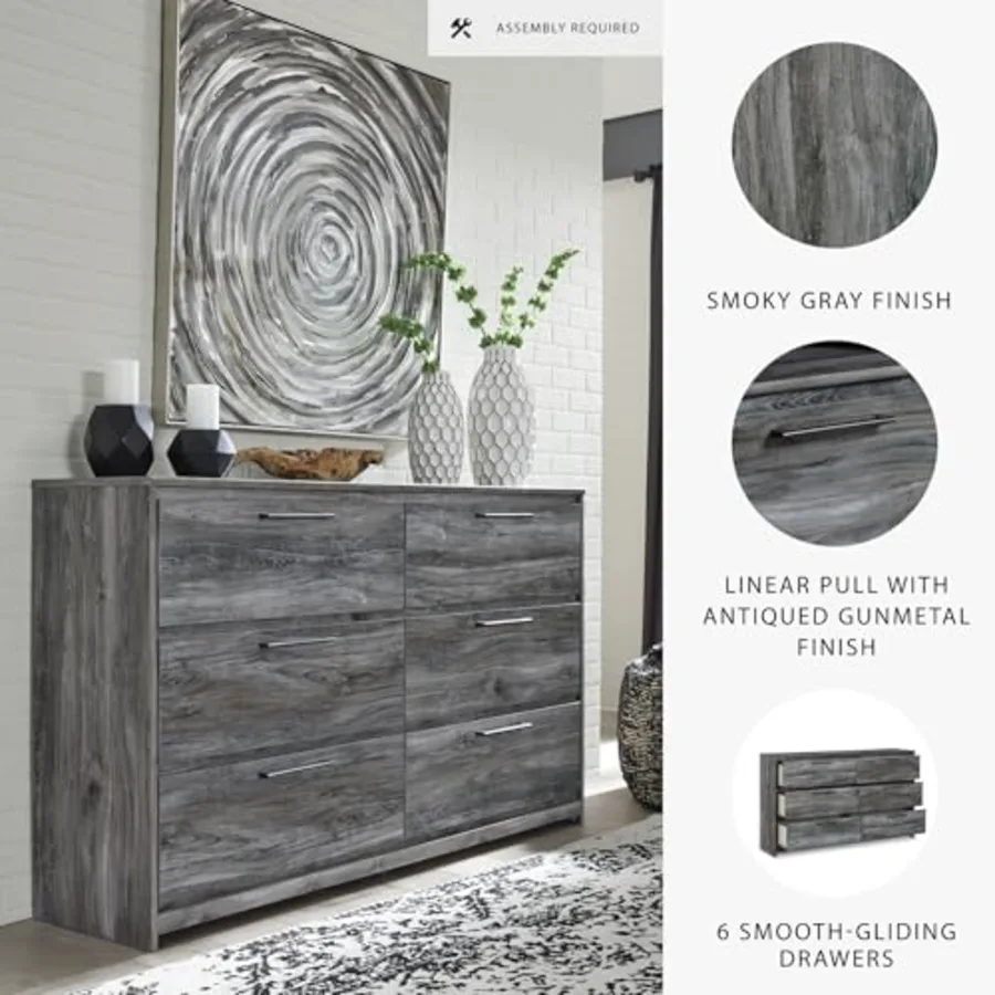 Baystorm 6 Drawer Bedroom Dresser view 4