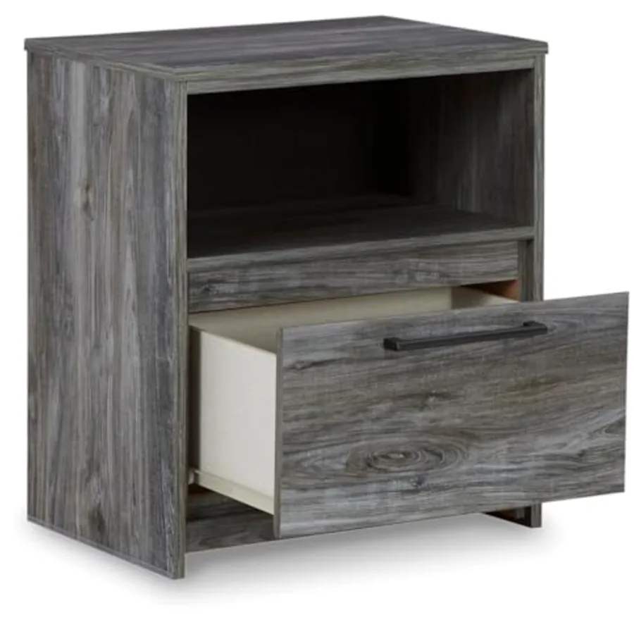 Baystorm Coastal Nightstand with Drawer view 4