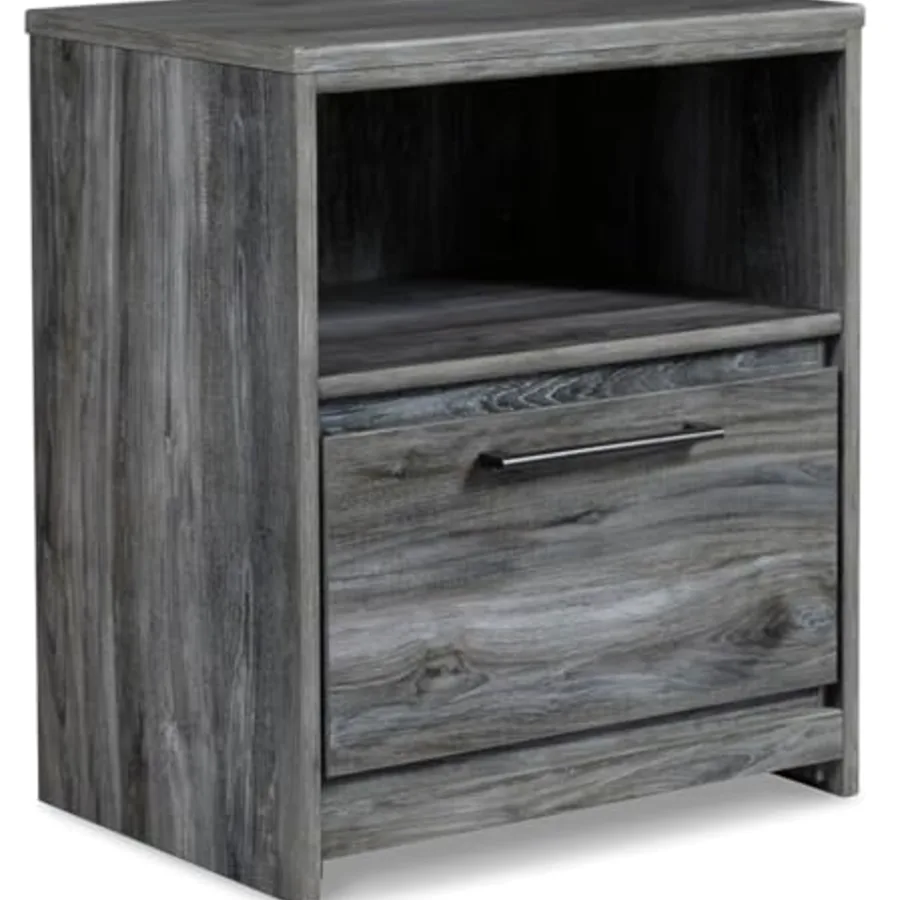 Baystorm Coastal Nightstand with Drawer