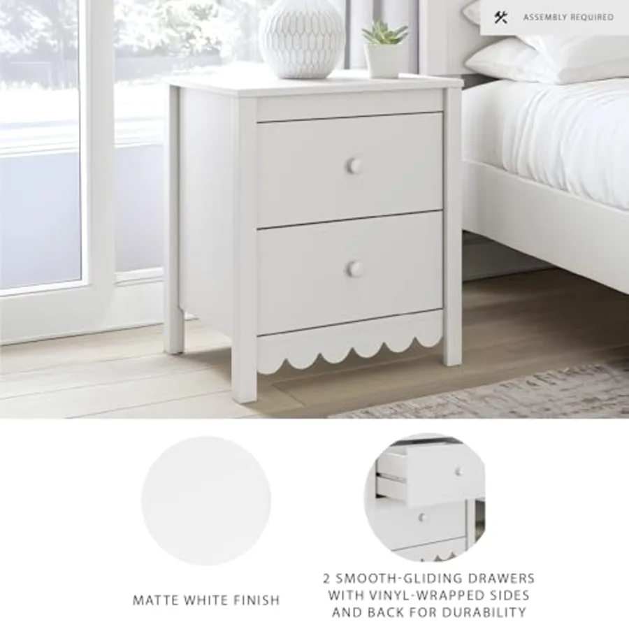 Bedside Table Nightstand view 4