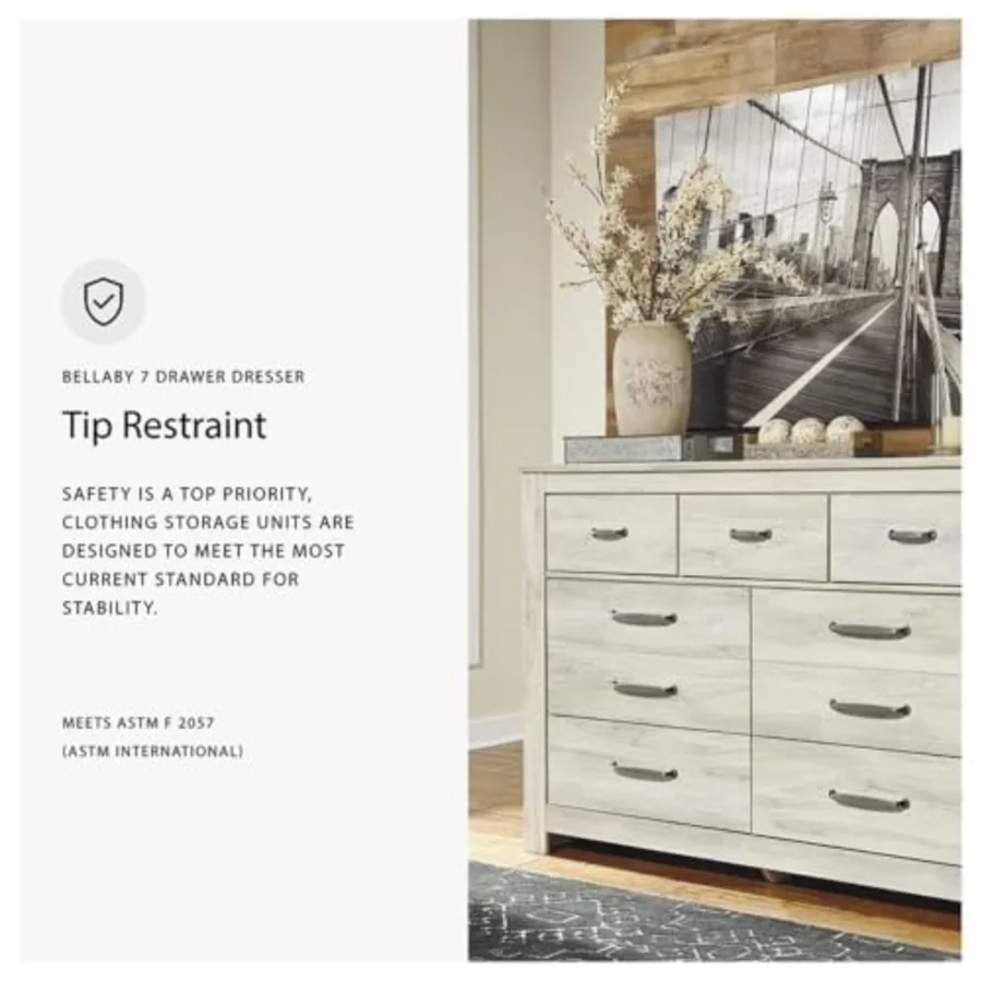 Bellaby 7 Drawer Dresser view 4