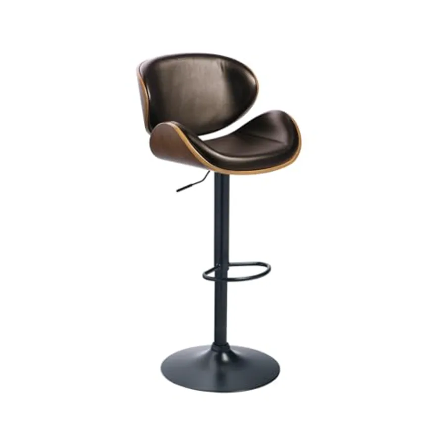 Bellatier Adjustable Height Swivel Barstool