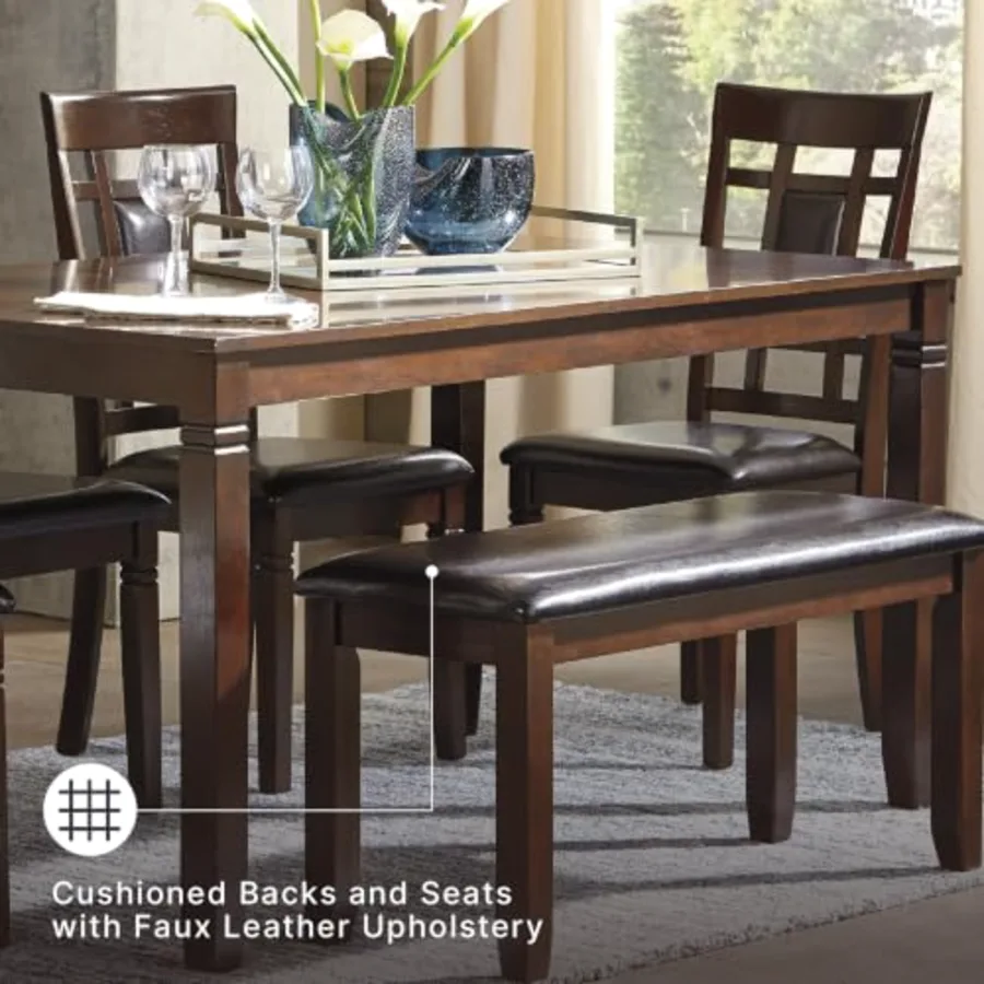 Bennox 6 Piece Dining Set with Upholstered Bench view 5