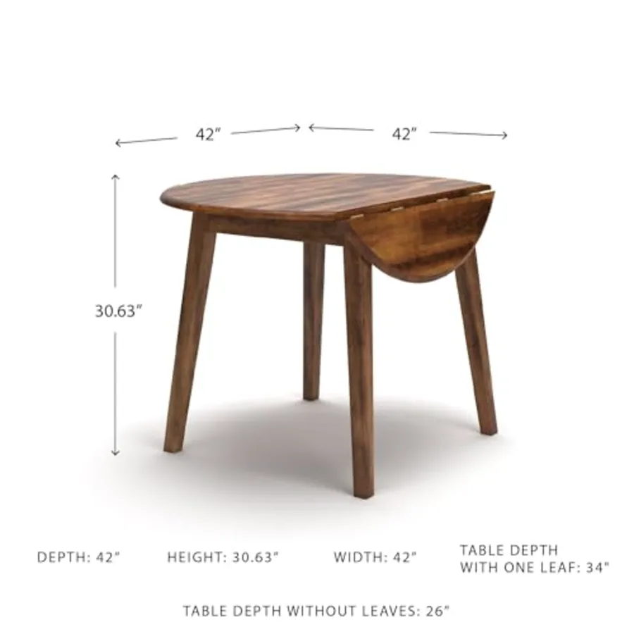 Berringer Dining Room Round Drop Leaf Table view 3