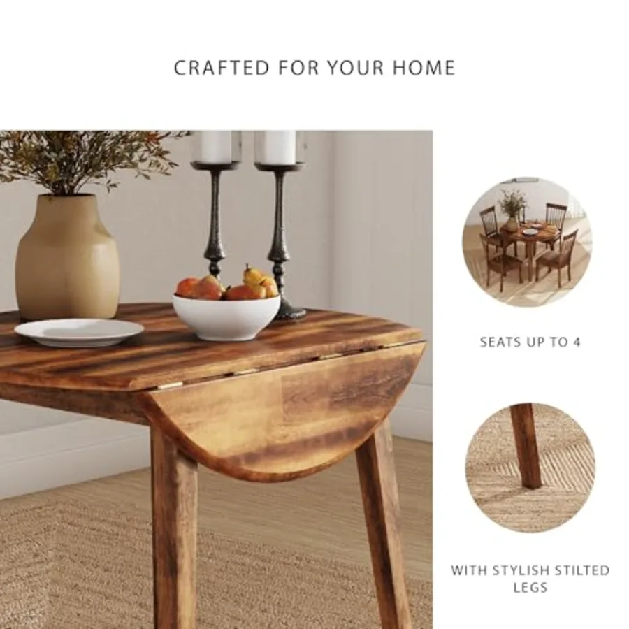 Berringer Dining Room Round Drop Leaf Table view 5