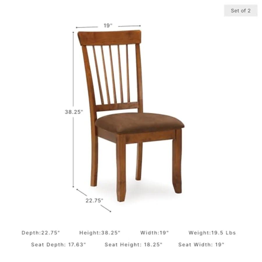 Berringer Spindle Back 18" Dining Chairs (Set of 2) view 3