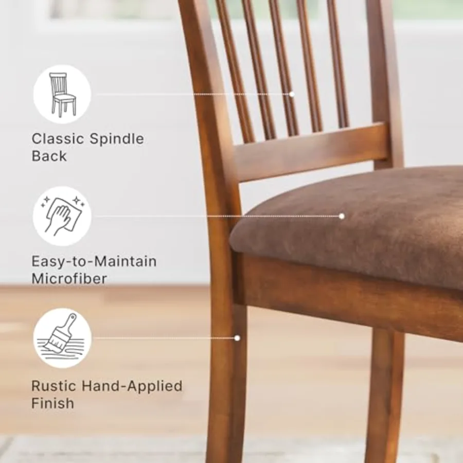 Berringer Spindle Back 18" Dining Chairs (Set of 2) view 4