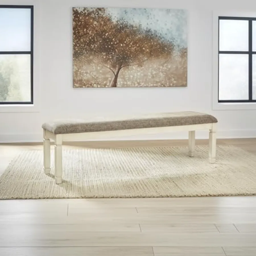 Bolanburg Casual 65" Upholstered Dining Room Bench with Foam view 2