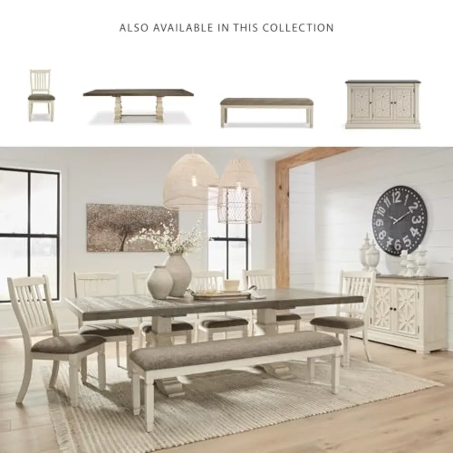 Bolanburg Casual 65" Upholstered Dining Room Bench with Foam view 5