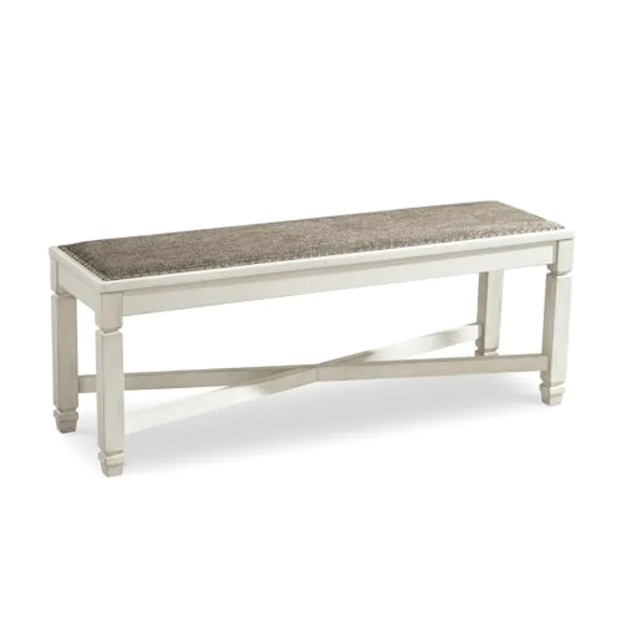 Bolanburg Casual French Country Upholstered Dining Room Bench