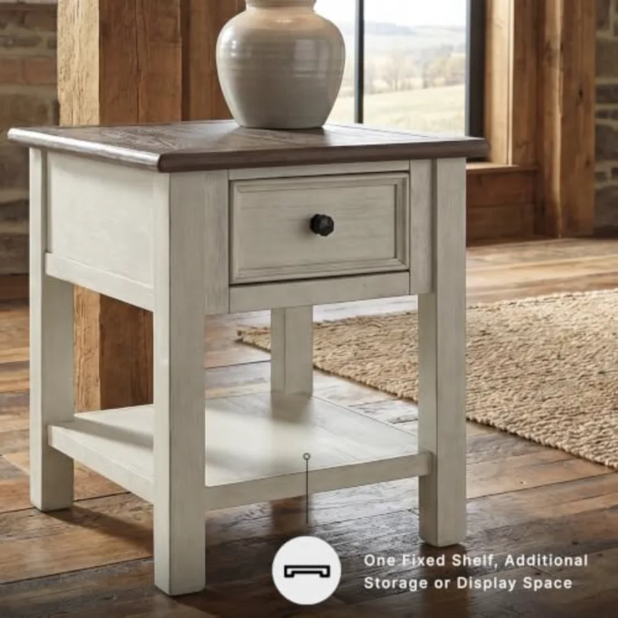 Bolanburg Farmhouse Rectangular End Table view 4