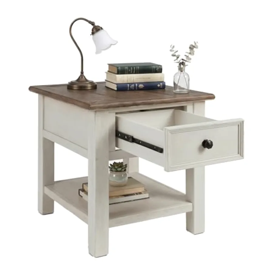 Bolanburg Farmhouse Rectangular End Table