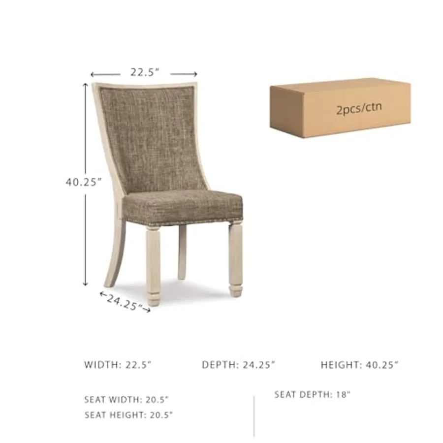Bolanburg Modern Farmhouse Upholstered Dining Chair view 3
